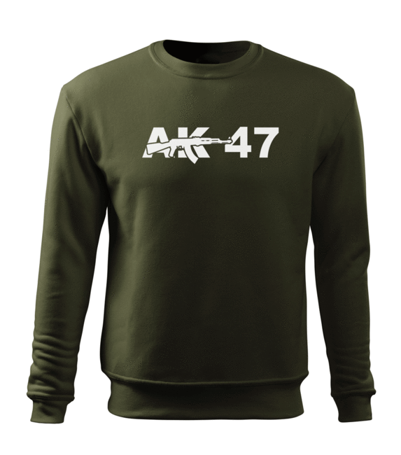 DRAGOWA herren-Sweatshirt AK-47, olivgrün300g/m2