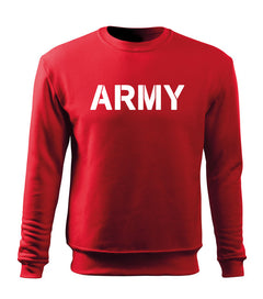 DRAGOWA Herren-Sweatshirt army 300 g/m², rot