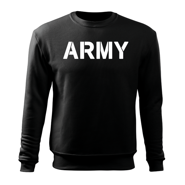 DRAGOWA herren-Sweatshirt army, schwarz 300g/m2