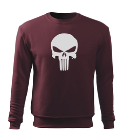 DRAGOWA ανδρικό φούτερ Punisher 300 g/m², μπορντό
