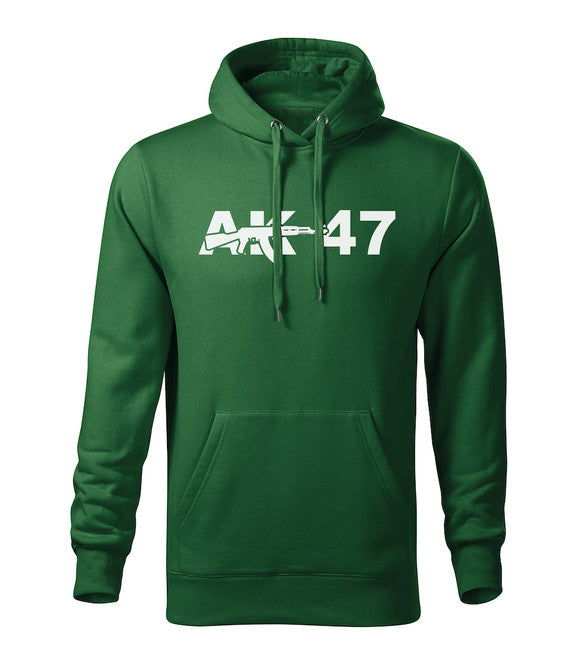 DRAGOWA herren-hoodie AK 47, grün 320g/m2