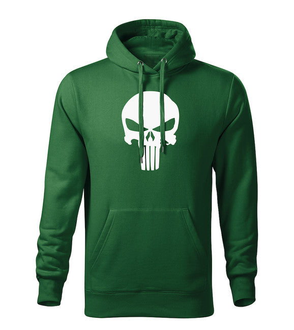 DRAGOWA herren-hoodie punisher, grün 320g/m2