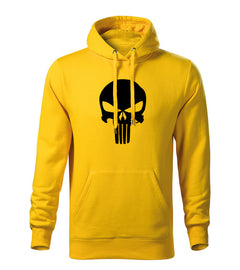 DRAGOWA Herren-Kapuzenpullover Punisher 320 g/m², gelb