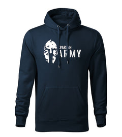 DRAGOWA Herren-Kapuzenpullover Spartan army 320 g/m², dunkelblau