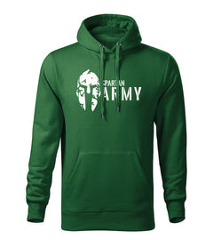DRAGOWA Herren-Kapuzenpullover Spartan army 320 g/m², grün