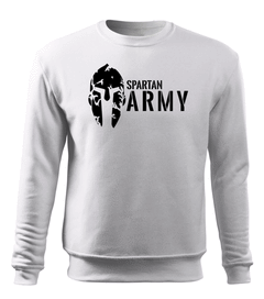 DRAGOWA Herren-Sweatshirt Spartan army 300 g/m², weiß