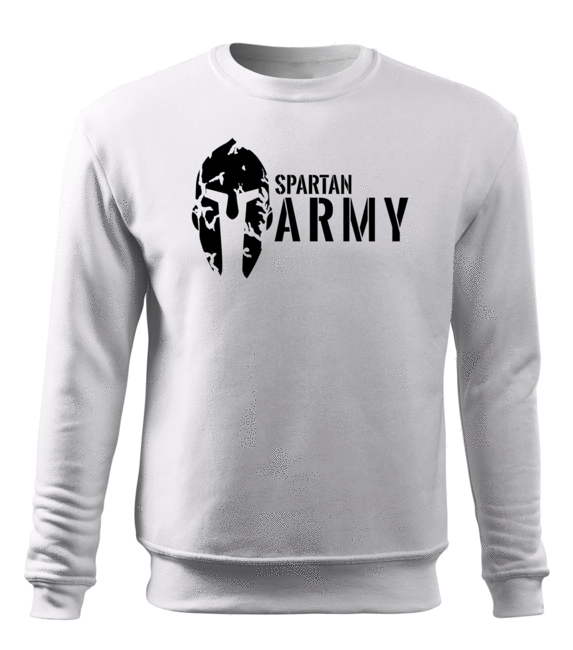 DRAGOWA herren-Sweatshirt spartan army, weiß 300g/m2