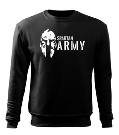 DRAGOWA Herren-Sweatshirt Spartan army 300 g/m², schwarz