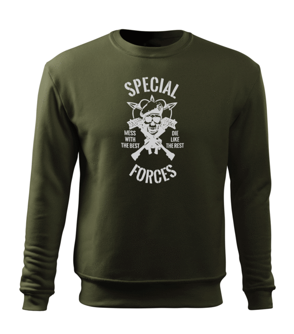 DRAGOWA herren-Sweatshirt special forces, olivgrün 300g/m2
