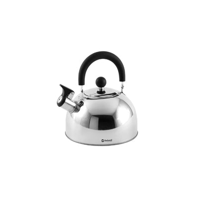 Outwell Edelstahl-Wasserkocher 1,8 L, glänzend