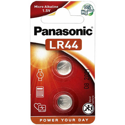 Panasonic LR44 Knopfzellenbatterie 2 Stück
