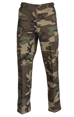 Mil-Tec RANGER US BDU Hose Woodland Tarnmuster