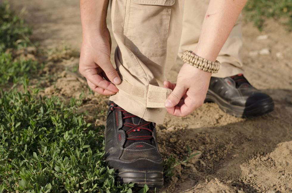 Fox Hose Multifunktional z mikrovlakna khaki