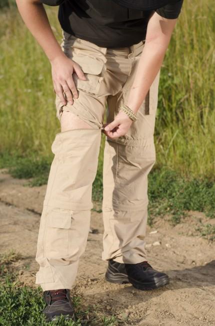 Fox Hose Multifunktional z mikrovlakna khaki
