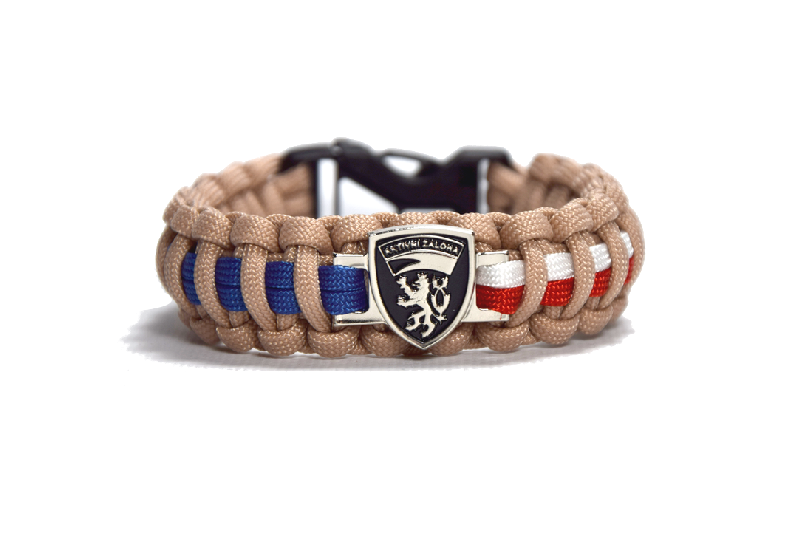 Cordell paracord Armband Aktivna zaloha CR sirka 2,4cm, khaki