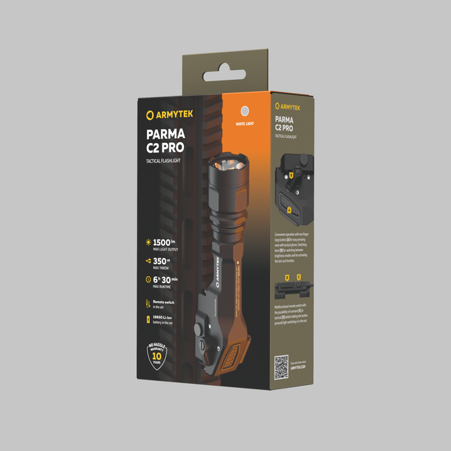 Armytek Parma C2 Pro kompakte wiederaufladbare waffenlampe 1500lm