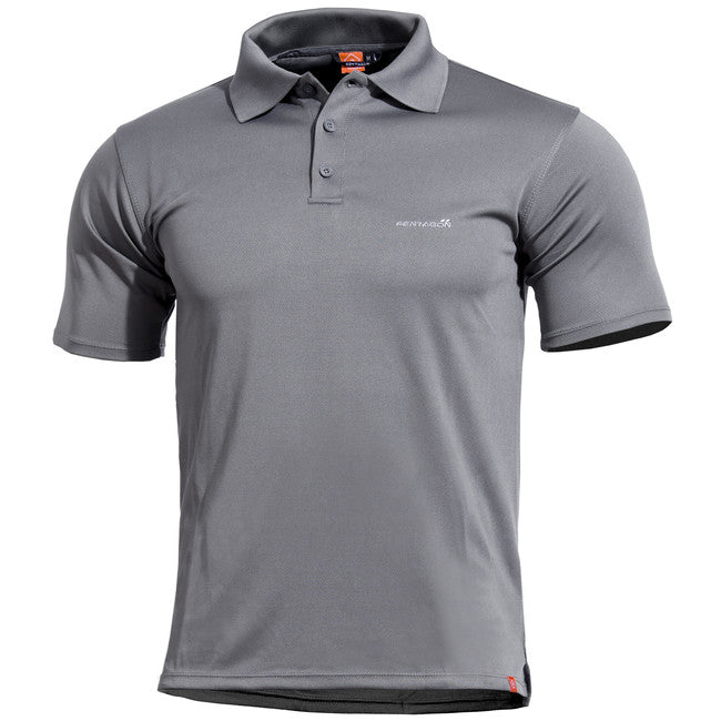 Pentagon Poloshirt Anassa, cinder grey