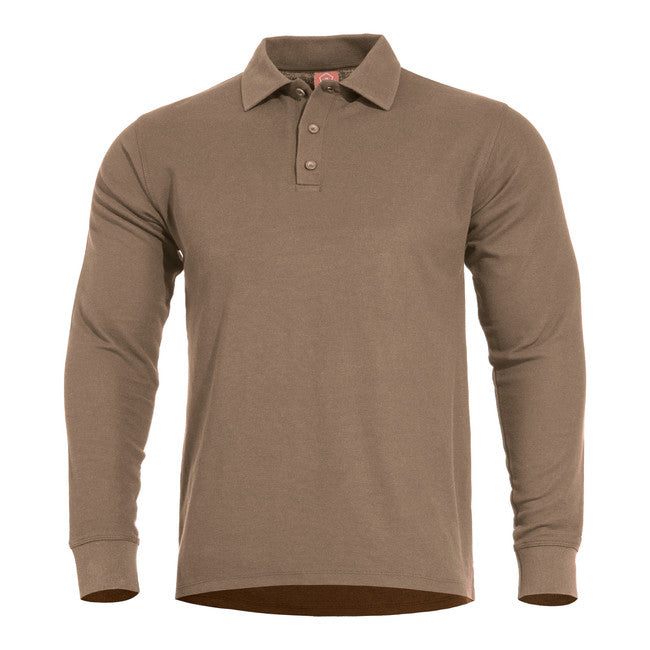 Pentagon T-Shirt Langarm Aniketos, coyote