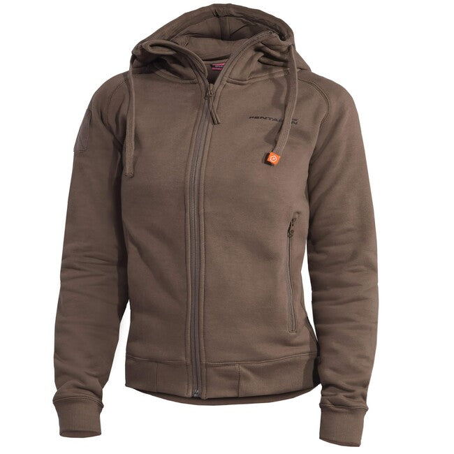 Pentagon Damen- Sweatshirt so zipsom Aphrodite, terra brown