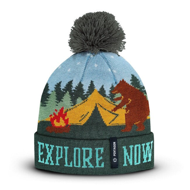 Pentagon Mütze Sanctuary Bear, multicolor