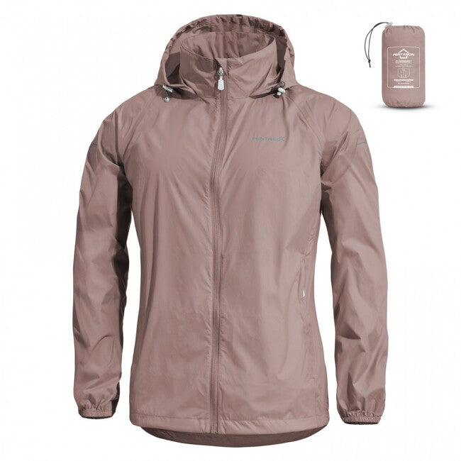 Pentagon Damen-Jacke Cloudburst Packable, rot