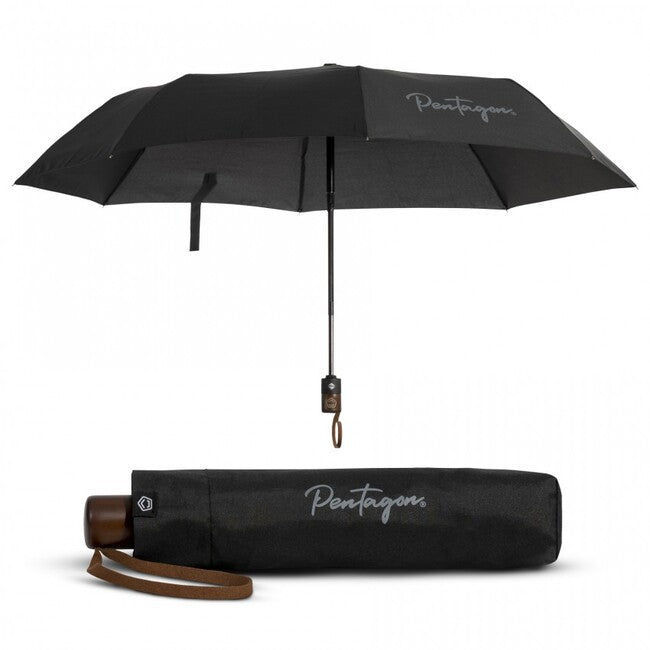 Pentagon Regenschirm Noah Auto, schwarz