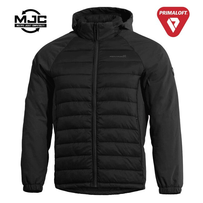 Pentagon Hybrid Jacke Neutron, schwarz