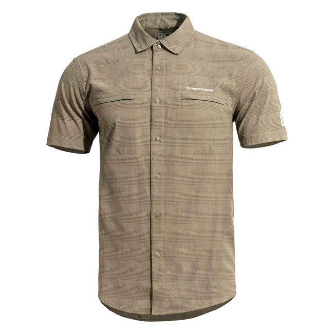 Pentagon Hemd Ripple Sunproof, khaki