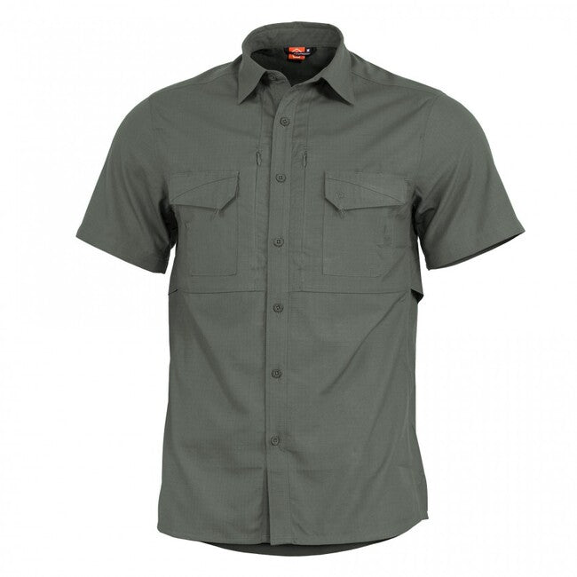 Pentagon kurz Hemd Plato, camo green