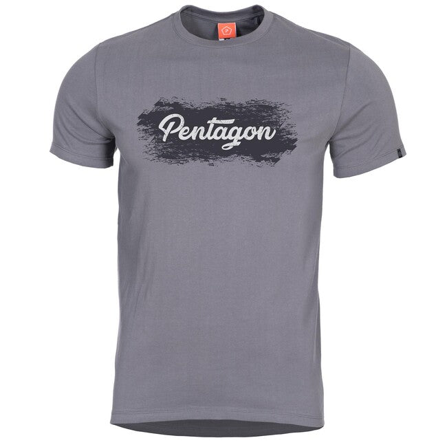 Pentagon T-Shirt Ageron Grunge, grau