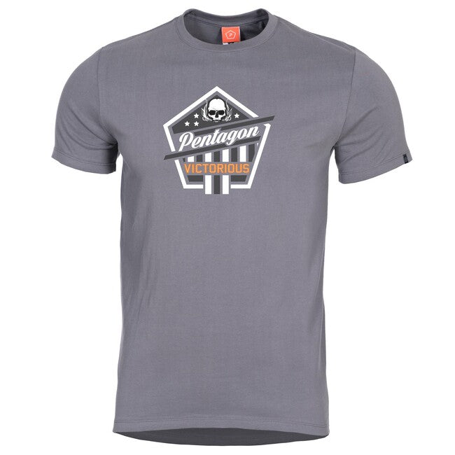Pentagon kurz T-Shirt Ageron "Victorious, grau