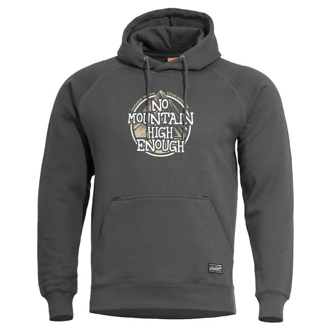 Pentagon No Mountain herren kapuzenpullover, grau