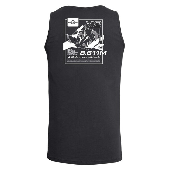 Pentagon Tanktop Astir K2 Mountain, schwarz