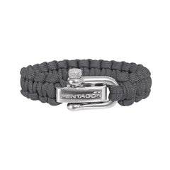 Pentagon parakord Armband 2.0, grau