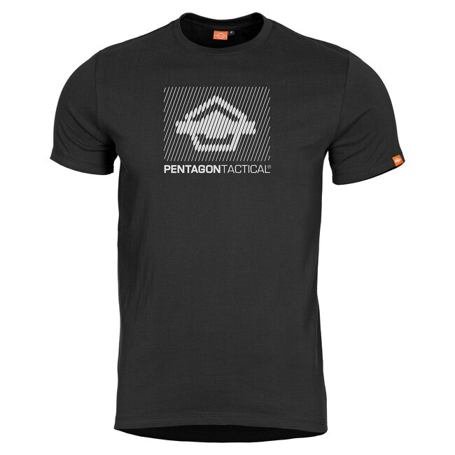 Pentagon T-Shirt Parallel, schwarz