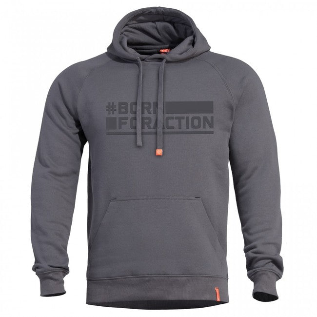 Pentagon Kapuzenpullover Born For Action, cinder grey