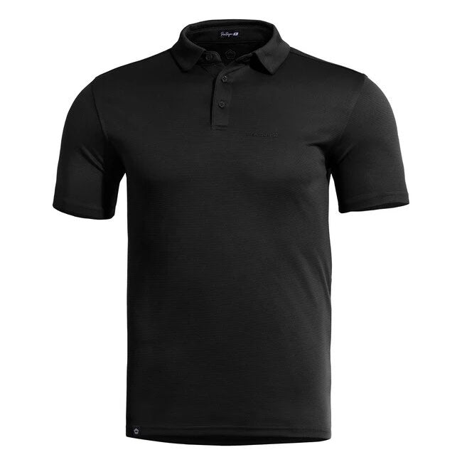 Pentagon Poloshirt Vanquish, schwarz
