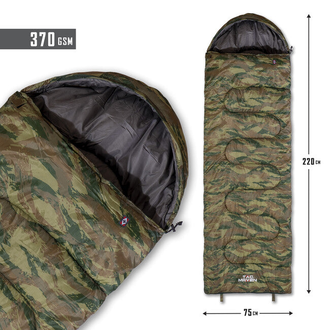 Pentagon Schlafsack Major 0°C/+10°C, camoGreen