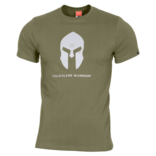 Pentagon T-Shirt Spartan Helmet, oliv