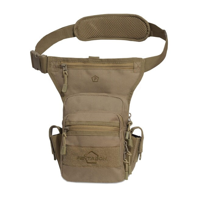 Pentagon Oberschenkel- Tasche zum verdeckten Tragen MAX-S, coyote