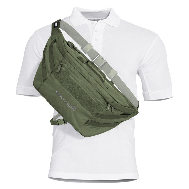 Pentagon Tasche cez rameno Telamon, oliv