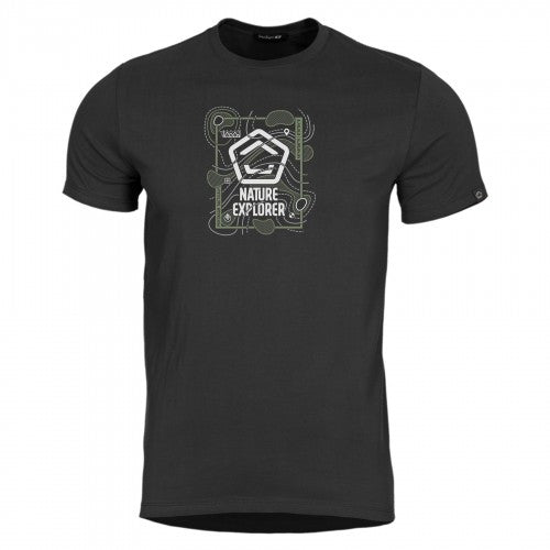 Pentagon T-Shirt Ageron Nature Explorer, schwarz