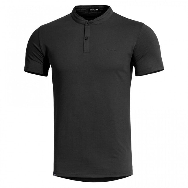 Pentagon T-Shirt Romeo Henley, schwarz