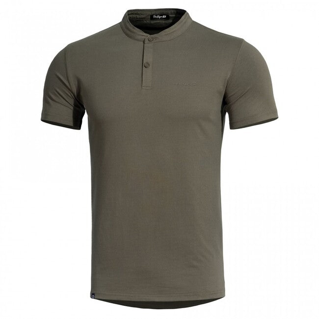 Pentagon T-Shirt Romeo Henley, dunkelgrau