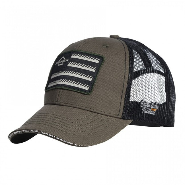 Pentagon Cap Wills Truckers Twill Cap FG, oliv