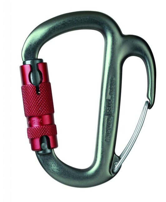 Petzl FREINO TWIST-LOCK karabiner für abseilgeräte mit verriegelungssystem