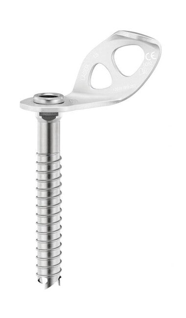 Petzl ladovcova skrutka Laser s plaketou
