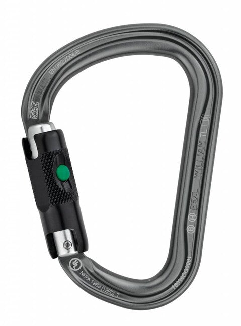 Petzl William Ball Lock Karabiner mit automatischem Verriegelungssystem