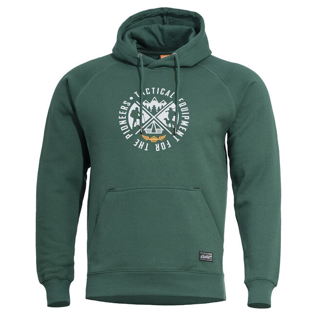 Pentagon Phaeton herren kapuzenpullover hoodie, springbok grün