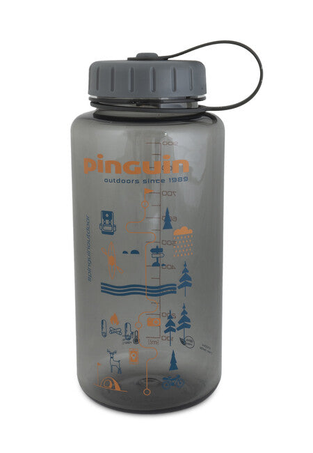 Pinguin Tritan Fettflasche 1.0L 2020, grau
